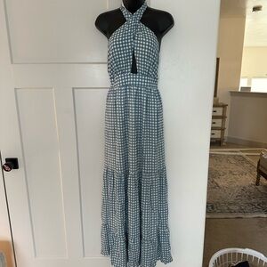 Brand new cross halter maxi dress.